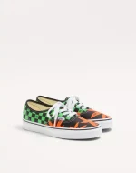 Valentino Garavani And Vans Low-Top Fabric Trainer With VLogo Checkerboard Print And Tropical Leaves Print - Image 7